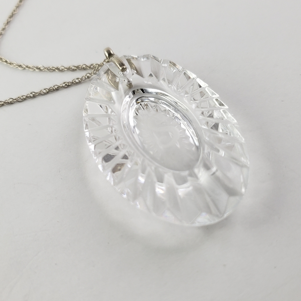 Sterling Silver Necklace "S" Monogram Pendant
